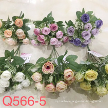 Home Weeding Decoration Rose Flowers Artificial Flowers Bouquet